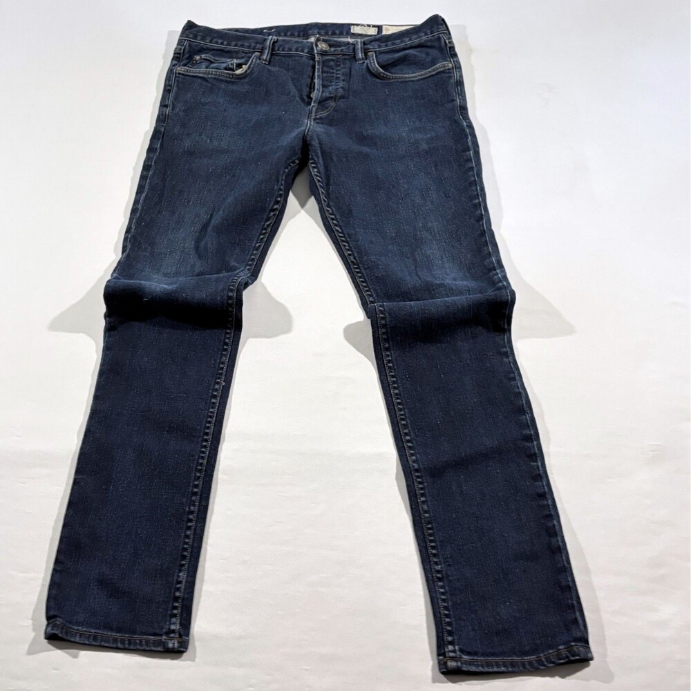 All Saints Men's Skinny Jeans - Dark Blue